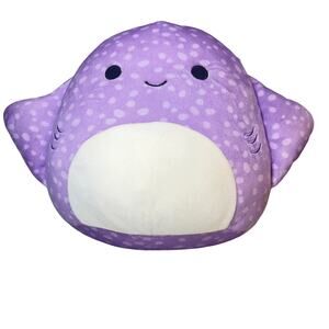 Squishmallows Original ~8.5" Purple Speckled Aziza The Stingray 2021 Kelly Toys